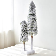 Load image into Gallery viewer, 80/100cm DIY Christmas Artificial Spray Snow Tree Fake Pine Trees New Year Decorations For Home Snow Frost Village Accessories