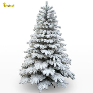 Teellook 1.8m/180cm 2.1m/210cm snow addiction hanging Christmas tree snow Christmas tree shopping mall home decoration