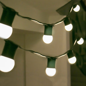 Thrisdar 10M 20 LED Commercial Grade Outdoor String Light 3W E27 Globe Bulb Holiday Fairy Light Restaurant Backyard Garden Light
