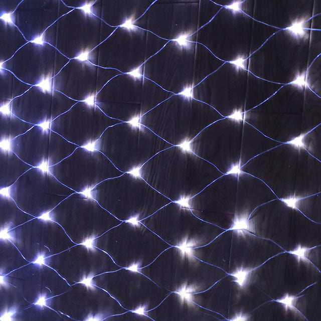 Thrisdar 8X10M 2000 LED Large Net Mesh Fairy String Light 8 Modes Outdoor Wedding Party Hotel Street Holiday Event Garland Light