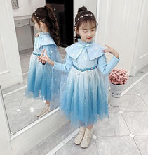Load image into Gallery viewer, 10.22th size 100-150cm Girl Princess Dress festival Sequin mesh Girl Dress Christmas children clothes