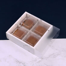 Load image into Gallery viewer, 3 Size Marble Design Paper Box with Frosted PVC Lid Cake Cheese Chocolate Paper Boxes Wedding Party Cookies Box Gift Box