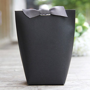 500 Pcs Small Gift Paper Bags For Jewelry Gift Box Ribbon Kraft Chocolates Candy Box Packaging   Wedding Party Favors Packing