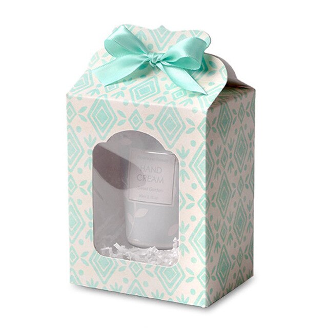 100 PCS Gift Paper Box With Window Ribbon Wedding Party Kids Birthday Toy Paper Box Towel Underwear Jar Gift Paper Packaging