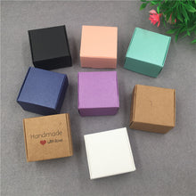 Load image into Gallery viewer, 400Pcs Paper Handmade DIY Box Colorful Cardboard Cookies Candy Gift Package Box Cases Wedding Birthday Festival Cake Supplies