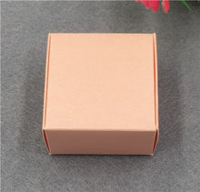 Load image into Gallery viewer, 400Pcs Paper Handmade DIY Box Colorful Cardboard Cookies Candy Gift Package Box Cases Wedding Birthday Festival Cake Supplies