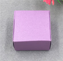 Load image into Gallery viewer, 400Pcs Paper Handmade DIY Box Colorful Cardboard Cookies Candy Gift Package Box Cases Wedding Birthday Festival Cake Supplies