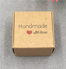 Load image into Gallery viewer, 400Pcs Paper Handmade DIY Box Colorful Cardboard Cookies Candy Gift Package Box Cases Wedding Birthday Festival Cake Supplies