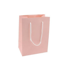 Load image into Gallery viewer, 1000pcs Kraft Gift Paper Bag Black Bag 11.5*7*15.5cm Small Paper Bags Wedding Jewelry Gift Handle Bag ZA5617