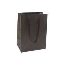 Load image into Gallery viewer, 1000pcs Kraft Gift Paper Bag Black Bag 11.5*7*15.5cm Small Paper Bags Wedding Jewelry Gift Handle Bag ZA5617
