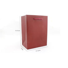 Load image into Gallery viewer, 1000pcs Kraft Gift Paper Bag Black Bag 11.5*7*15.5cm Small Paper Bags Wedding Jewelry Gift Handle Bag ZA5617