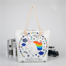 Load image into Gallery viewer, 300pcs Foldable Eco Shopping Bag Reusable Tote Pouch Women Student Fashion canvas Shoulder Bags Women Travel Storage Handbag