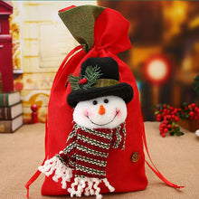 Load image into Gallery viewer, 100pcs Christmas Bags Santa Claus Gift Bag Kids Xmas Decoration Candy Bag Bauble Christmas Tree Ornaments Supplies ZA4627