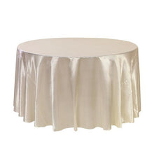 Load image into Gallery viewer, 5pcs X Satin 120&quot; Round Tableclothes Table Cloth Wedding Banquet Wedding Party Decor