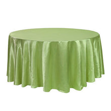 Load image into Gallery viewer, 5pcs X Satin 120&quot; Round Tableclothes Table Cloth Wedding Banquet Wedding Party Decor