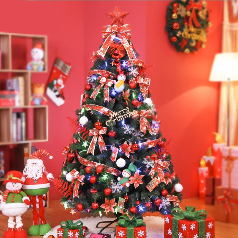 1.5 m / 150cm luxury encryption Christmas tree decorated living room suite Hotel Packages Christmas New Year gift